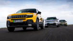 Jeep Avenger, Kia Niro EV and Volkswagen ID.3 - front tracking